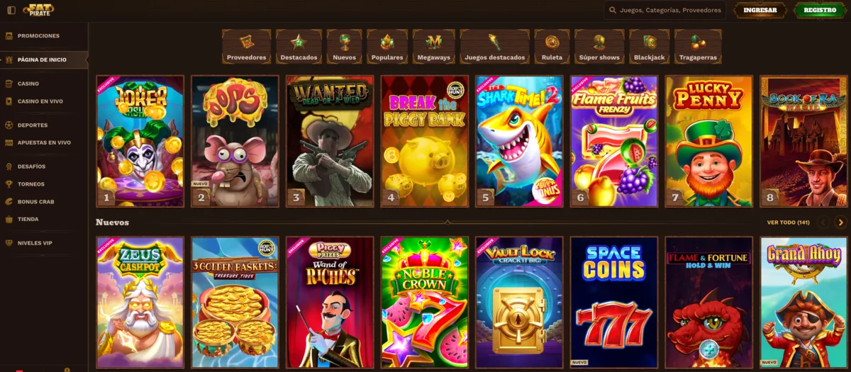 FatPirate Casino resena