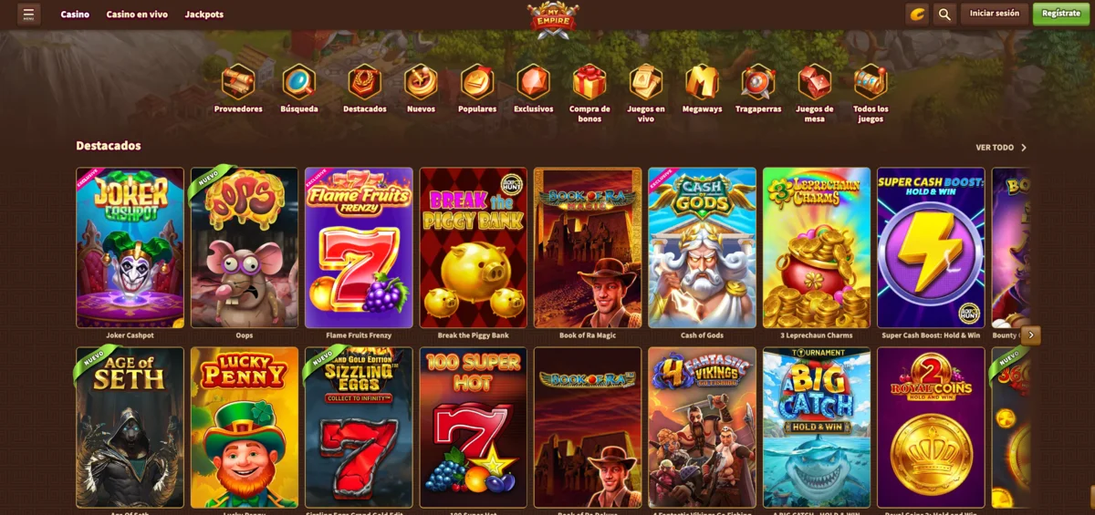 myempire casino resena