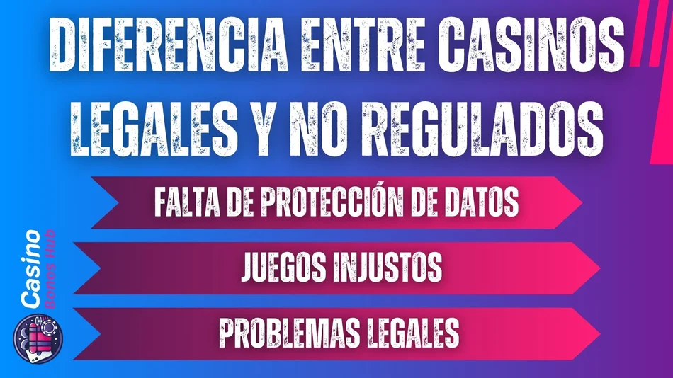 Diferencia entre Casinos Legales y No Regulados