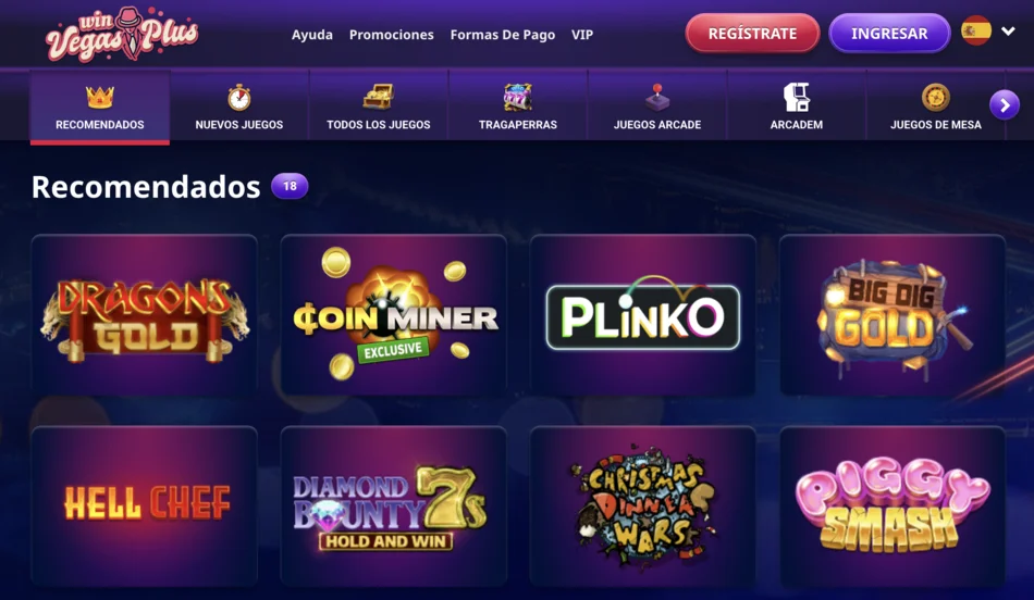 vegasplus casino online