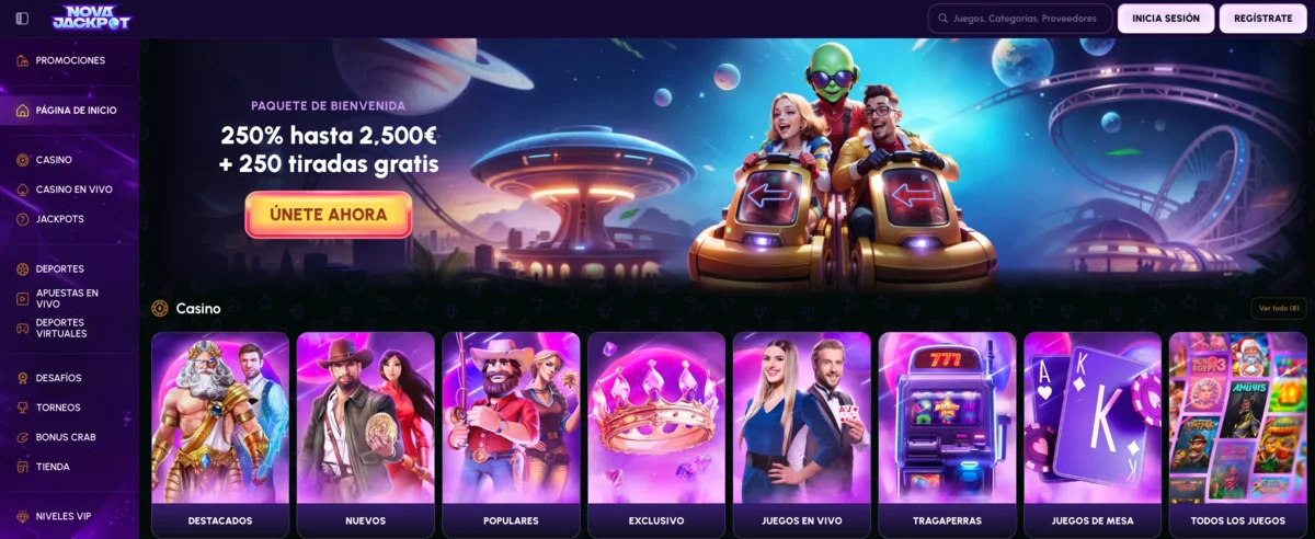 novajackpot casino chile