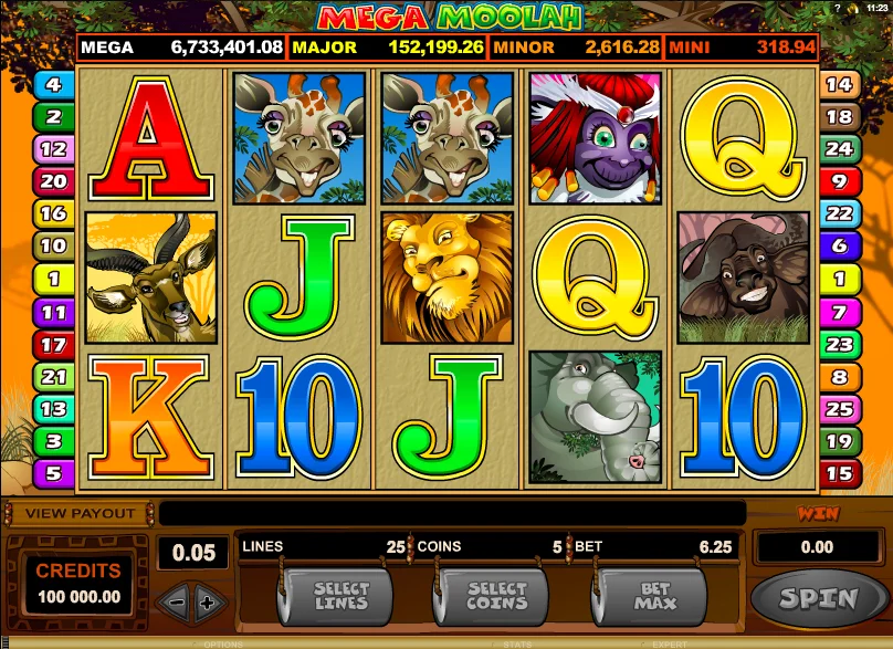 Reseña Completa del Slot Mega Moolah para Jugadores Españoles