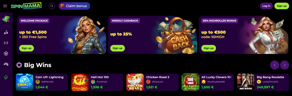 Spinmama casino 