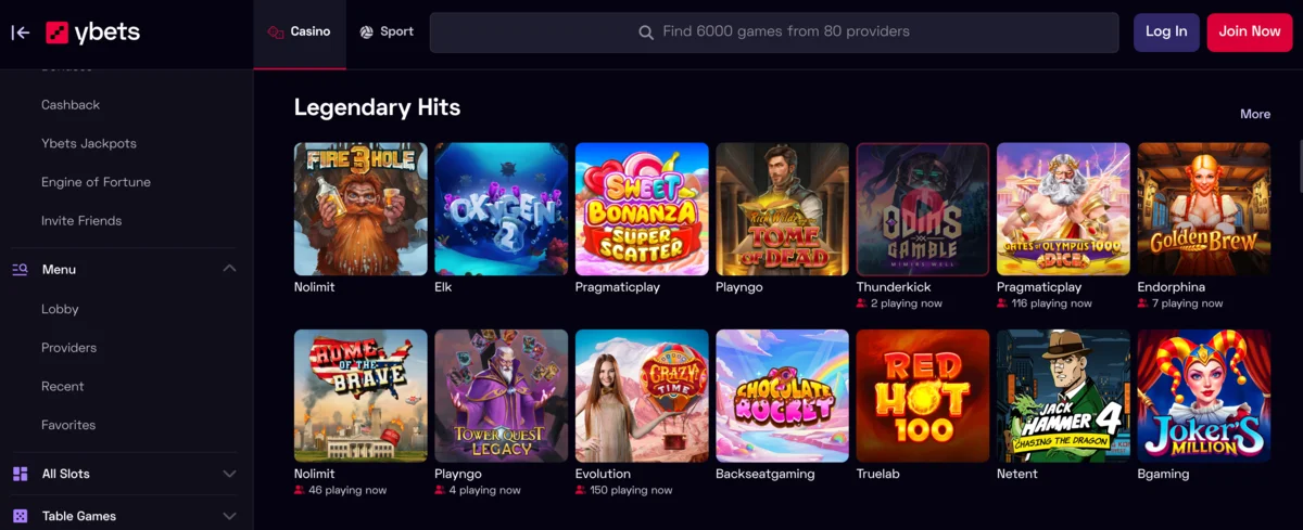 Ybets Casino